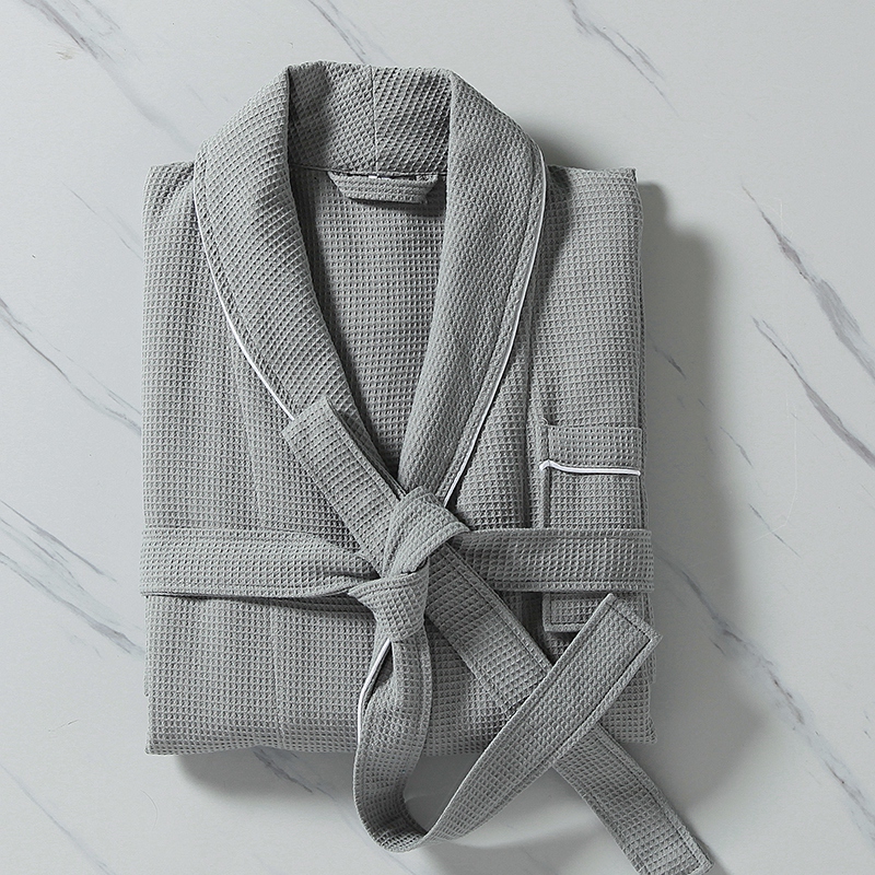 100% bumbac guler șal mic, cu halat de baie 100% bumbac guler șal mic, cu halat de baie