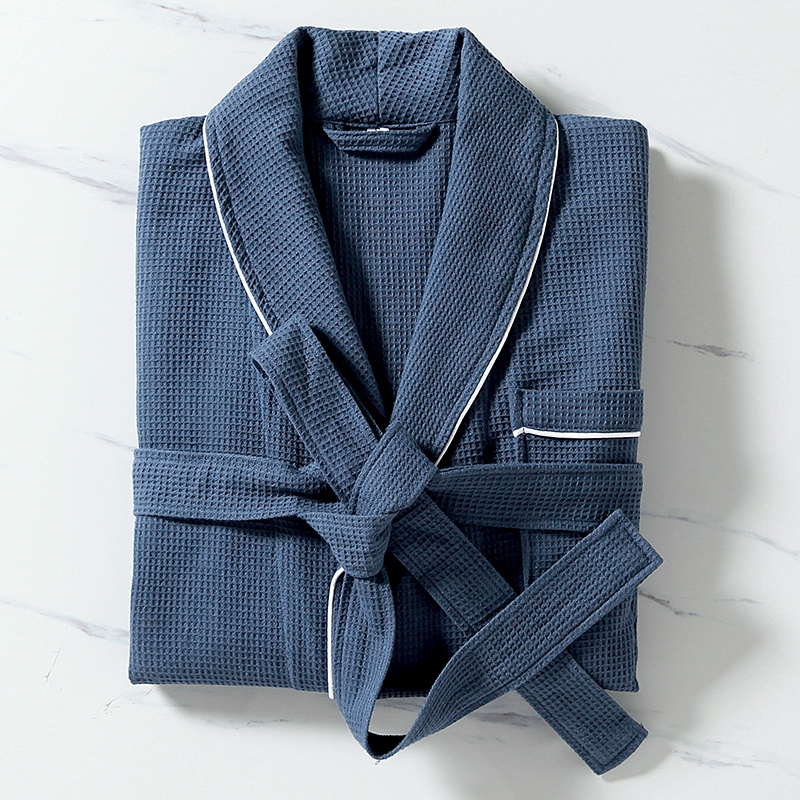 100% bumbac guler șal mic, cu halat de baie 100% bumbac guler șal mic, cu halat de baie