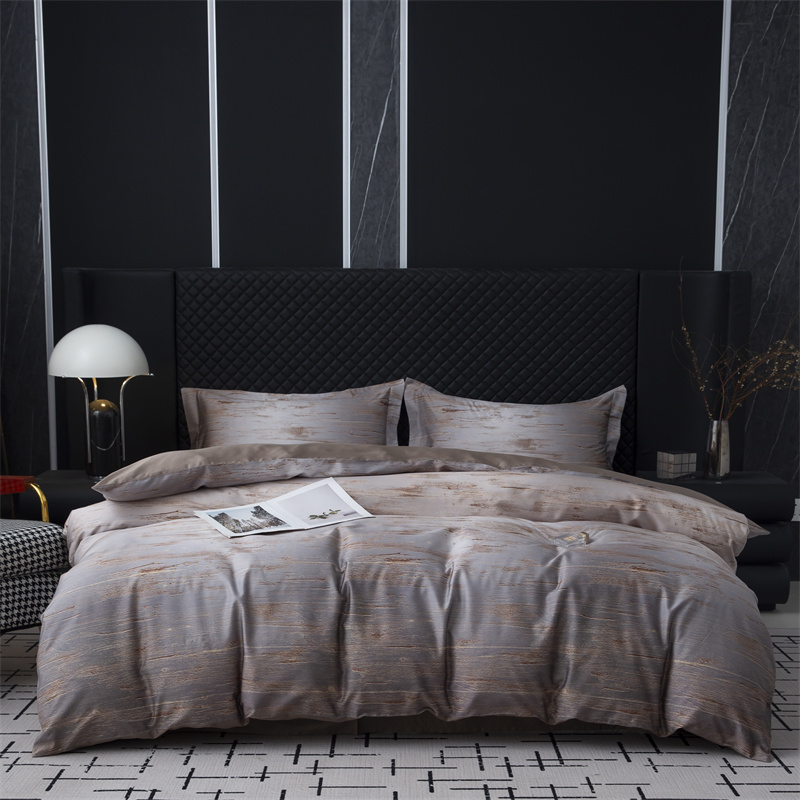 Set de lenjerie de pat din bumbac 100S Design nou cu imprimare digitală