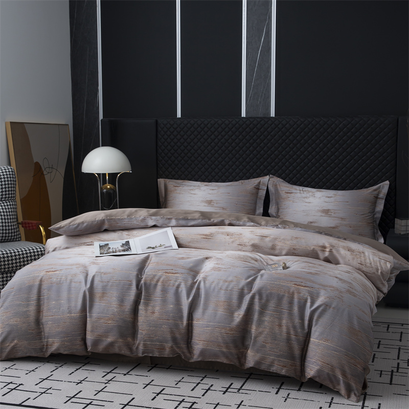 Set de lenjerie de pat din bumbac 100S Design nou cu imprimare digitală Set de lenjerie de pat din bumbac 100S Design nou cu imprimare digitală