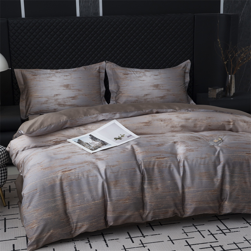 Set de lenjerie de pat din bumbac 100S Design nou cu imprimare digitală Set de lenjerie de pat din bumbac 100S Design nou cu imprimare digitală