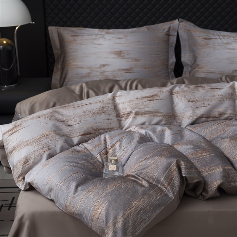 Set de lenjerie de pat din bumbac 100S Design nou cu imprimare digitală Set de lenjerie de pat din bumbac 100S Design nou cu imprimare digitală