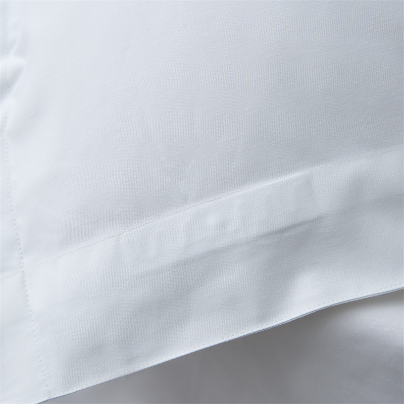 Set de lenjerie de pat din material 50% bumbac 50% poliester 300TC pentru Star Hotel Set de lenjerie de pat din material 50% bumbac 50% poliester 300TC pentru Star Hotel