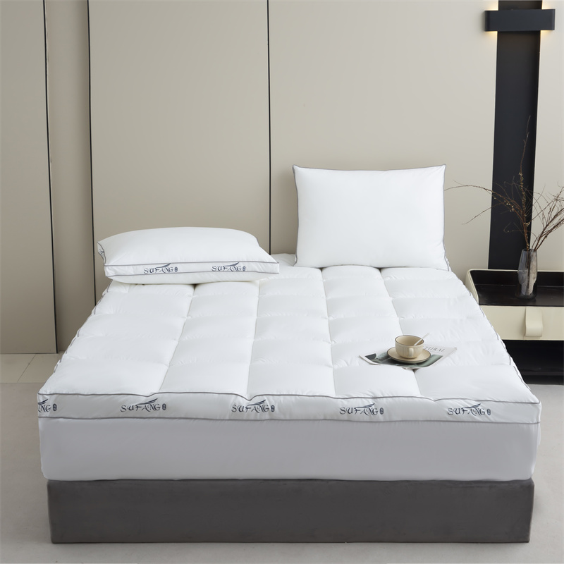 Logo cu imprimare personalizată, umplutură din microfibră, țesătură rezistentă la 40 de ani, cu garnitură pentru saltea