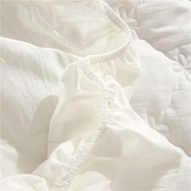 Verificați Quilt King Size Protector Saltea Hotel Verificați Quilt King Size Protector Saltea Hotel