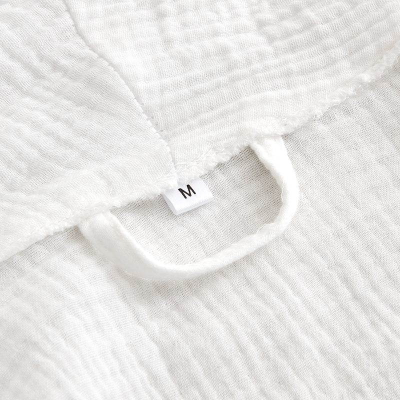 Dublu strat din tifon din bumbac guler șal Halat de baie pentru hotel Dublu strat din tifon din bumbac guler șal Halat de baie pentru hotel