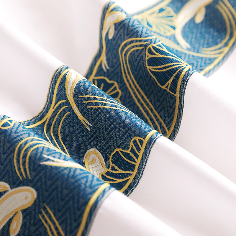 Set de lenjerie de pat pentru hotel din bumbac din anii 60 de ani Set de lenjerie de pat pentru hotel din bumbac din anii 60 de ani